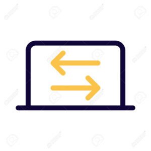 180768227-incoming-and-outgoing-of-data-packets-on-a-laptop